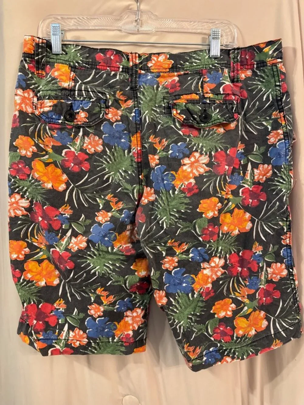 Southpole Men's Sz 36 Tropical Floral Denim Shorts